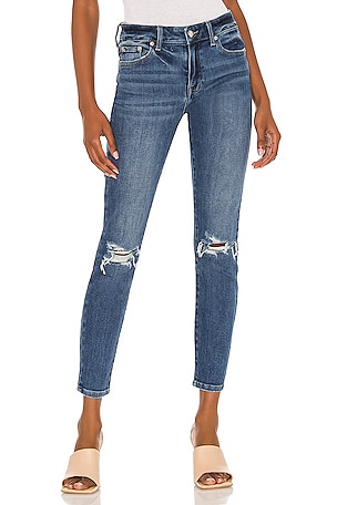 Audrey Mid Rise Skinny PISTOLA