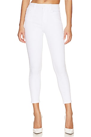 L'Agence Margot Coated High-Rise Skinny Ankle Jeans