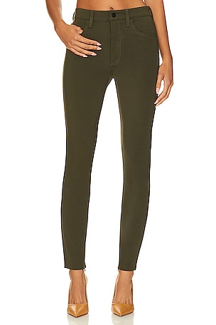 Kendall High Rise Skinny Scuba with Zippers PISTOLA