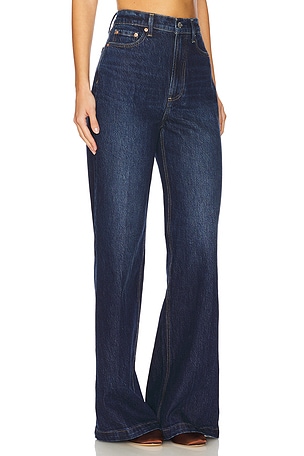 PISTOLA Lana High Rise Wide Leg in Denim-Dark