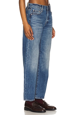 PISTOLA Lexi Mid Rise Straight in Denim-Medium