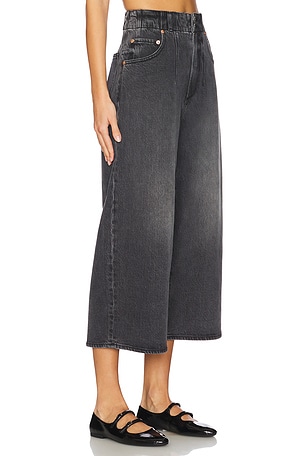 PISTOLA Scarlett Crop Wide Leg Jeans in Grey