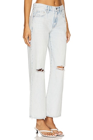 PISTOLA Lexi Mid Rise Bowed Straight in Blue