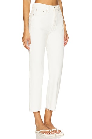 PISTOLA Cassie High Rise Crop Straight in White