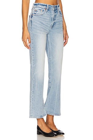 PISTOLA Ally High Rise Vintage Ankle Boot Jeans in Blue