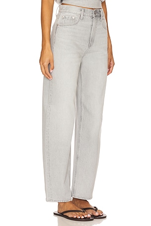 PISTOLA Wes High Rise Barrel Jeans in Grey