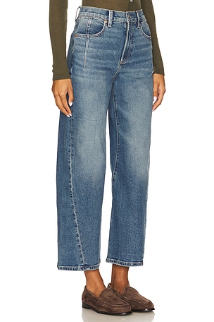 PISTOLA Kyra High Rise Bowed Ankle Jeans in Blue