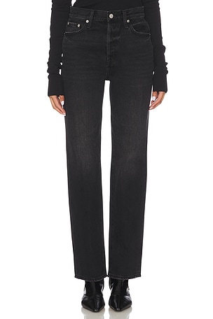 Cassie Super High Rise Straight Jeans PISTOLA