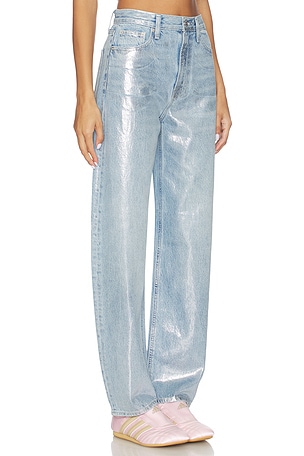 PISTOLA Wes High Rise Barrel Jeans in Blue