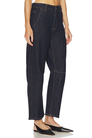 PISTOLA Beau Seamed Horseshoe Jeans in Blue