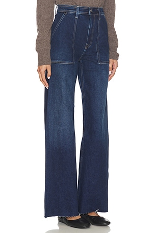PISTOLA Penny Utility High Rise Wide Jeans in Blue