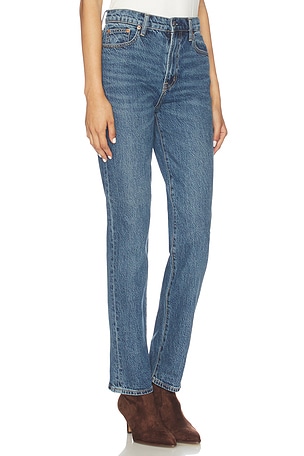 PISTOLA Bri High Rise Slim Straight Jeans in Blue