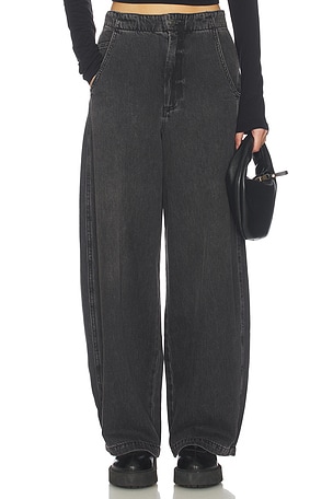 Lottie High Rise Relaxed Bowed Jeans PISTOLA