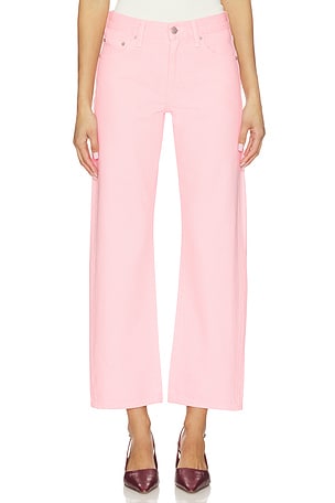 Lexi Mid Rise Bowed Straight Jeans PISTOLA