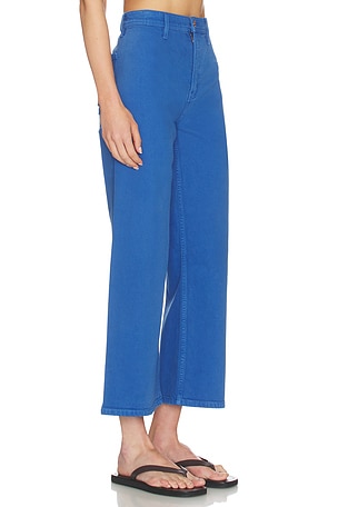 PISTOLA Penny Crop High Rise Wide Leg Jeans in Blue. Size 30. Also