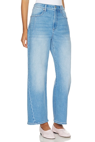 PISTOLA Kyra High Rise Bowed Ankle Jeans in Blue. Size 29. Also