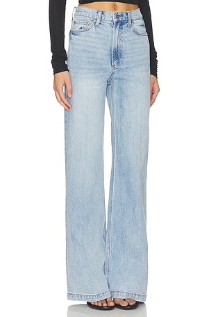 PISTOLA Lana High Rise Ultra Wide Leg Jeans in Blue