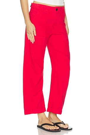 PISTOLA Tori Utility Pant in Red