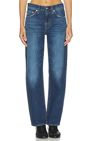 Lexi Mid Rise Bowed Straight Jeans PISTOLA
