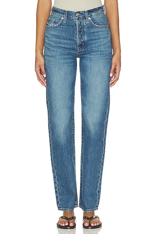 Cassie Super High Rise Straight Jeans PISTOLA