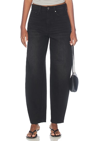 Sacha High Rise Relaxed Barrel Jeans PISTOLA