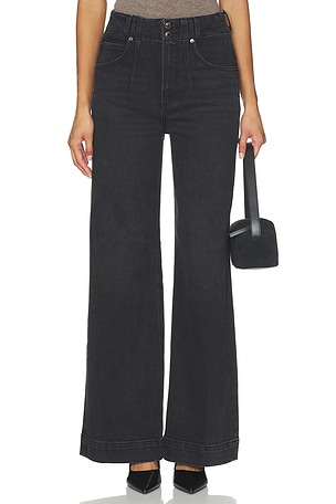 Lana Double Button Wide Leg Jeans PISTOLA