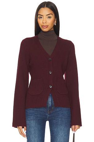Aeron V-Neck Cardigan PISTOLA