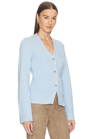 PISTOLA Aeron Cinched Waist Cardigan in Baby Blue