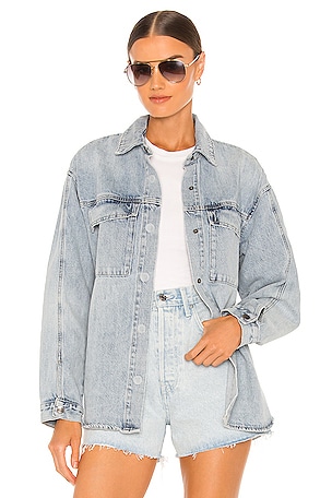 Pistola Frida Utility Denim Shacket Pistola Frida Utility Denim Shacket