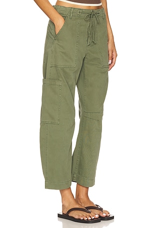 PISTOLA Sabrina Curved Utility Pants in Army