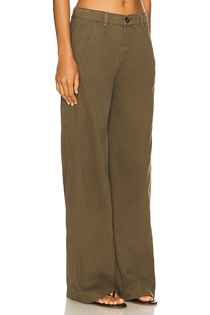 PISTOLA Jadyn Low Slung Palazzo in Army