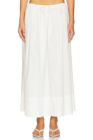 Noelle Poplin Maxi Skirt PISTOLA