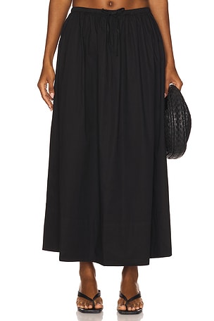 Noelle Poplin Maxi Skirt PISTOLA