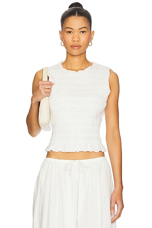 Phoebe Smocked Tank PISTOLA
