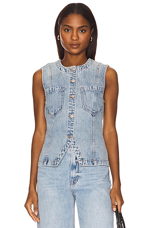 Gia Fitted Collar Vest PISTOLA