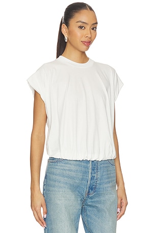 PISTOLA Millie Bubble Tee in White