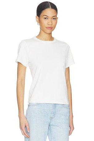 PISTOLA Alba Baby Tee Shirt in White