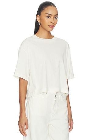PISTOLA Mae Cropped Tee in White