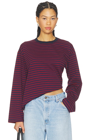 Reena Long Sleeve Oversized Tee PISTOLA