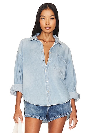 Sloane Oversized Button Down Shirt PISTOLA