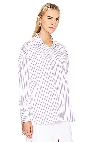 PISTOLA Rena Button Up Top in White