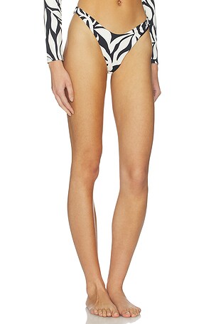 POST SWIM Ashley Bikini Bottom in Black,White. Size XS. Also