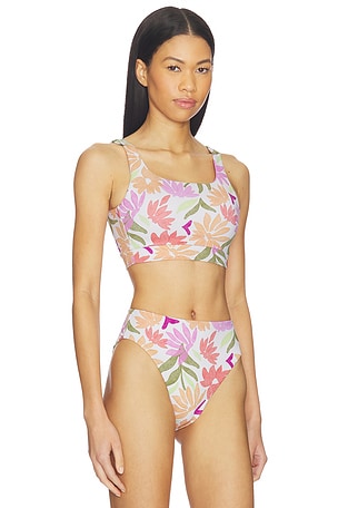 POST SWIM x REVOLVE Livie Bikini Top in Blush,White