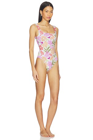 POST SWIM x REVOLVE Jessica One Piece Swimsuit in Blush,White