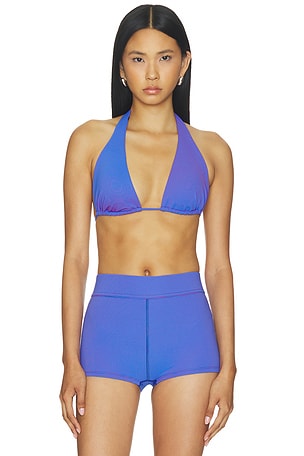 X The Chemo Club Lolo Halter Bikini Top POST SWIM