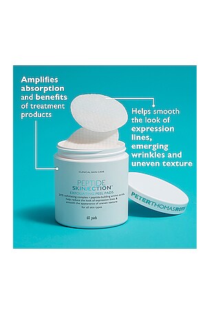Peter Thomas Roth Peptide Skinjection Exfoliating Peel Pads.