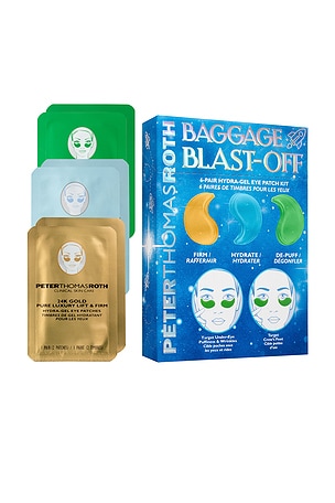 KIT DE 6 PARCHES PARA OJOS CON HIDROGEL BAGGAGE BLAST- OFF 6 PIECE HYDRA-GEL EYE PATCH KIT Peter Thomas Roth