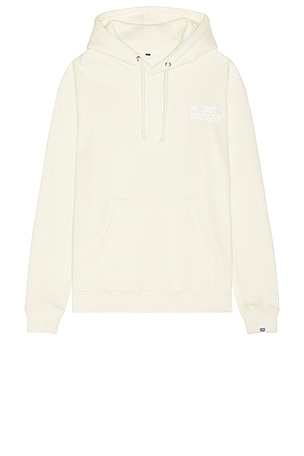 PrettyBoy Do Not Disturb Hooded Sweatshirt in Cream