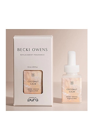 Pura Becki Owens Coconut Calm Diffuser Refill in Beauty: NA
