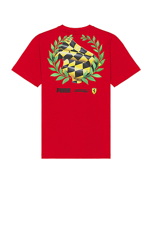 Puma Select Ferrari x Joshua Vides Tee in Red